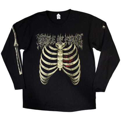 Cradle Of Filth Long Sleeve T Shirt - Skeleton