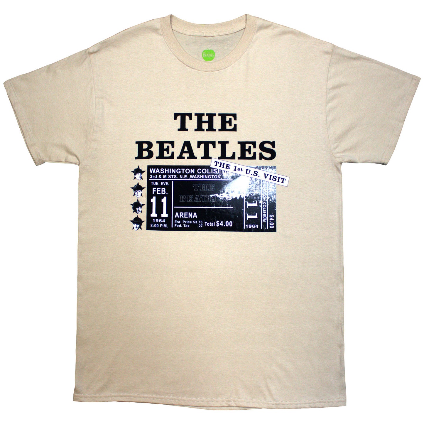 The Beatles T Shirt - Washington '64 Promo & Setlist