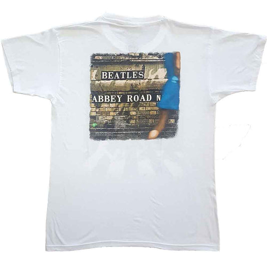 The Beatles White T Shirt - Vtge Abbey Road