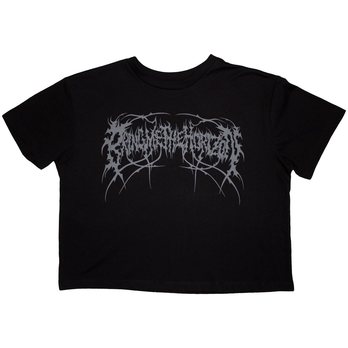 Bring Me The Horizon Women's Crop Top - Metal Logo Genxsis