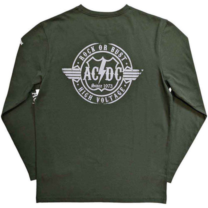 AC/DC Long Sleeve T Shirt - Rock Or Bust