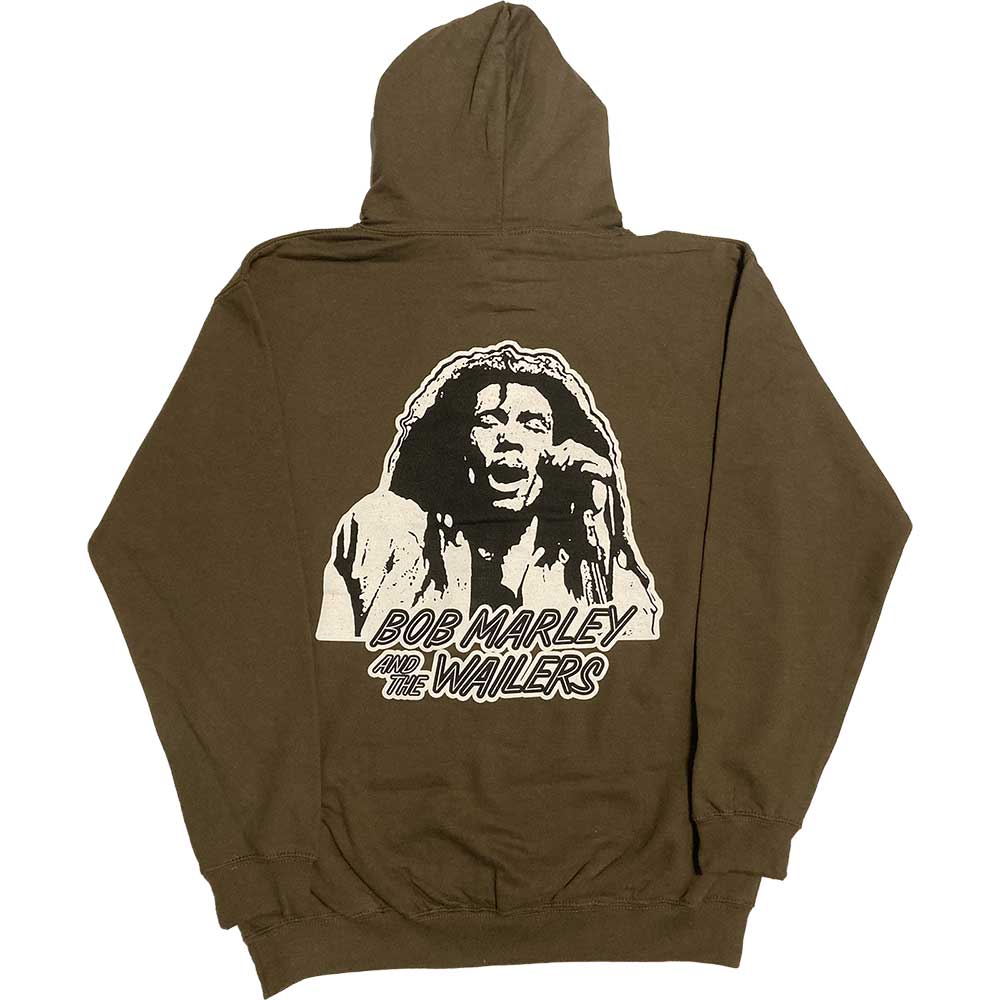 Bob Marley Hoodie - One Love Wailers Mic Photo