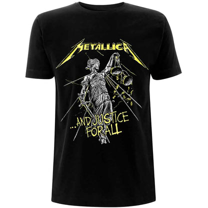 Metallica T Shirt - And Justice For All Tracks