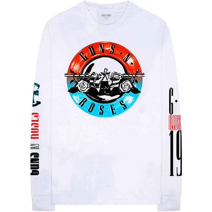 Guns N Roses Long Sleeve T Shirt - Motorcross Logo
