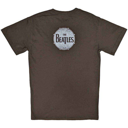 The Beatles Brown T Shirt - Vtge With Beatles