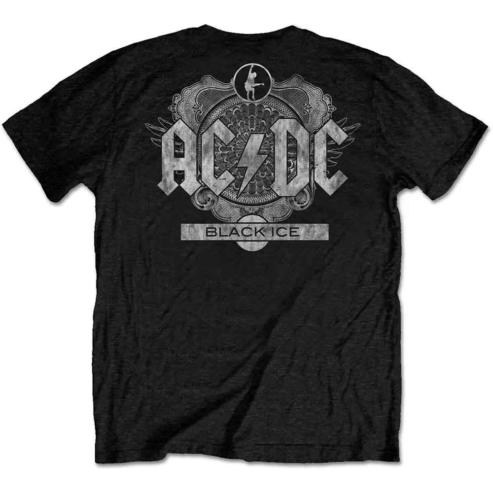 AC/DC T Shirt - F&B Packaged Black Ice