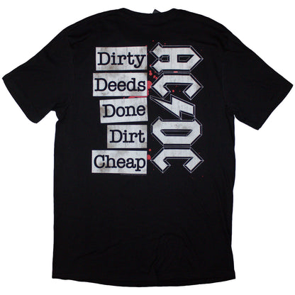 AC/DC T Shirt - Mini Logo / Dirty Deeds