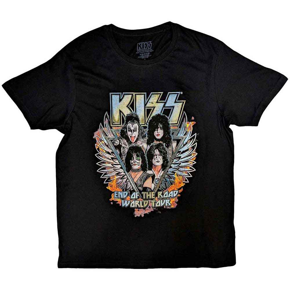 Kiss T Shirt - End Of The Road Wings