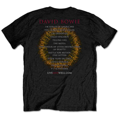 David Bowie T Shirt - LiveandWell.com