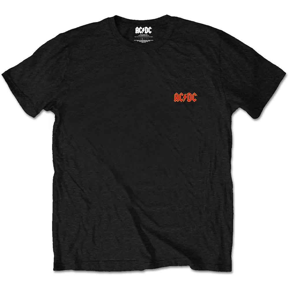 ACDC Black T Shirt - F&B Packaged Logo
