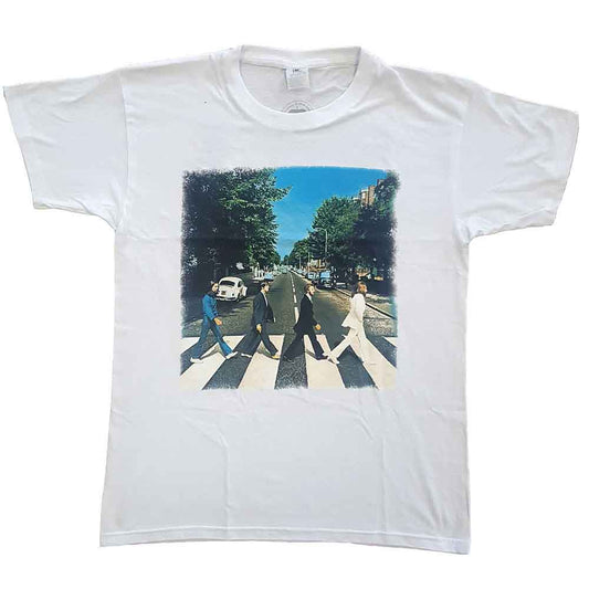 The Beatles White T Shirt - Vtge Abbey Road