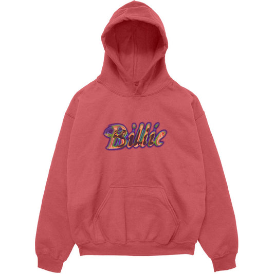 Billie Eilish Red Pullover Hoodie - Silhouettes