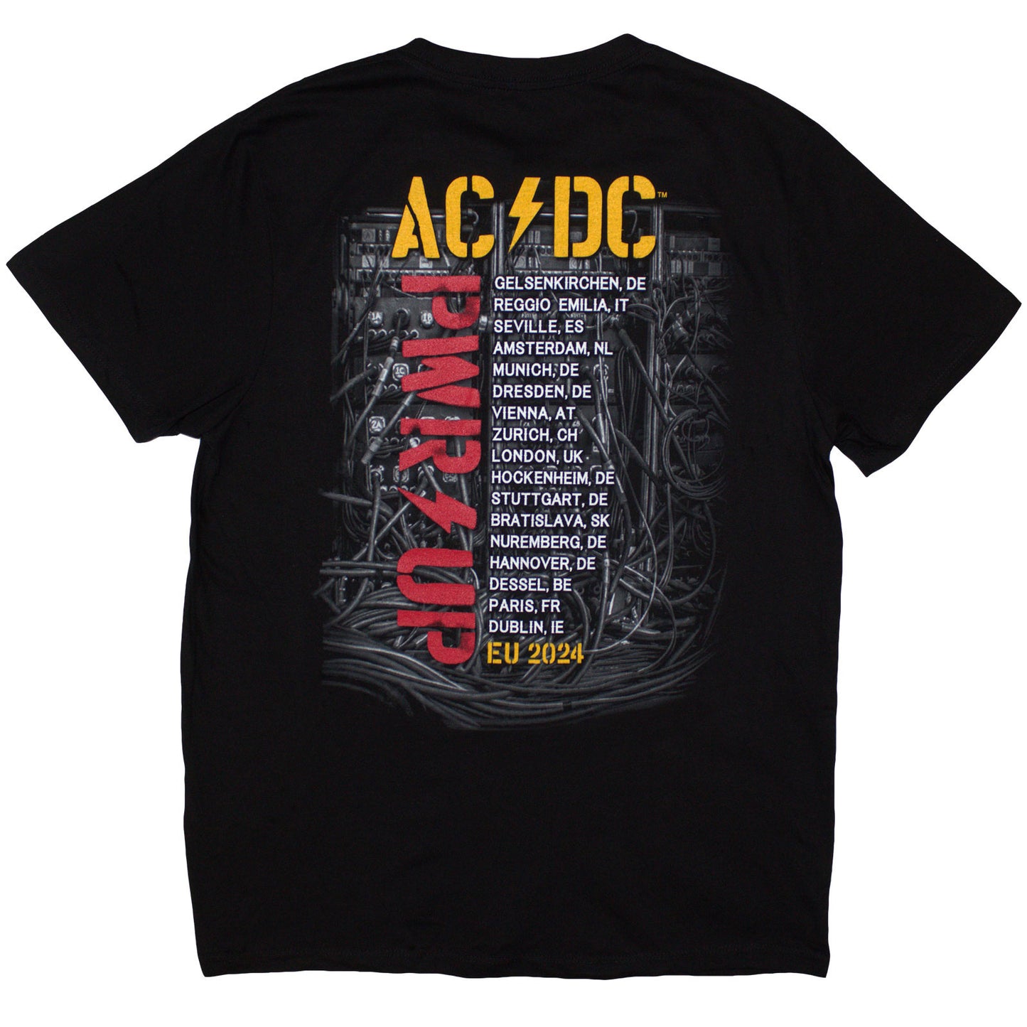 AC/DC T Shirt - Control Wires EU Tour '24