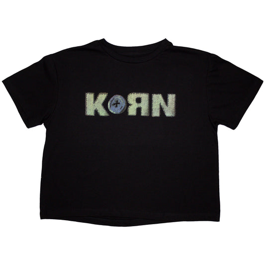 Korn Women's Crop Top - Doll Issues