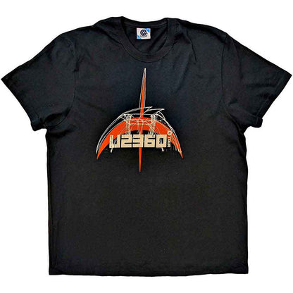 U2 T Shirt - 360 Degree Tour 2009 Orange Logo
