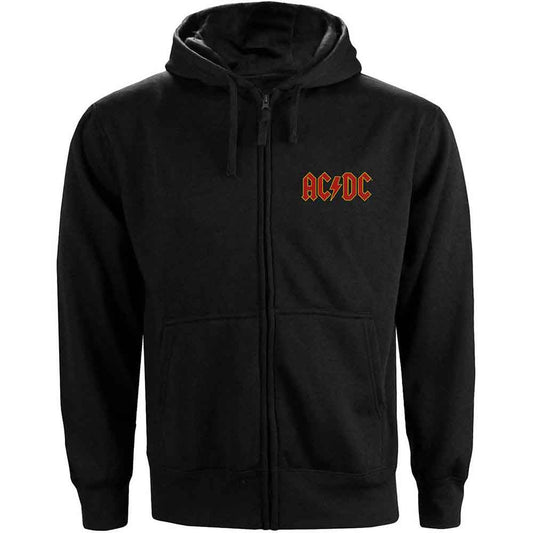 ACDC Women's Zip Hoodie - Logo Backprint