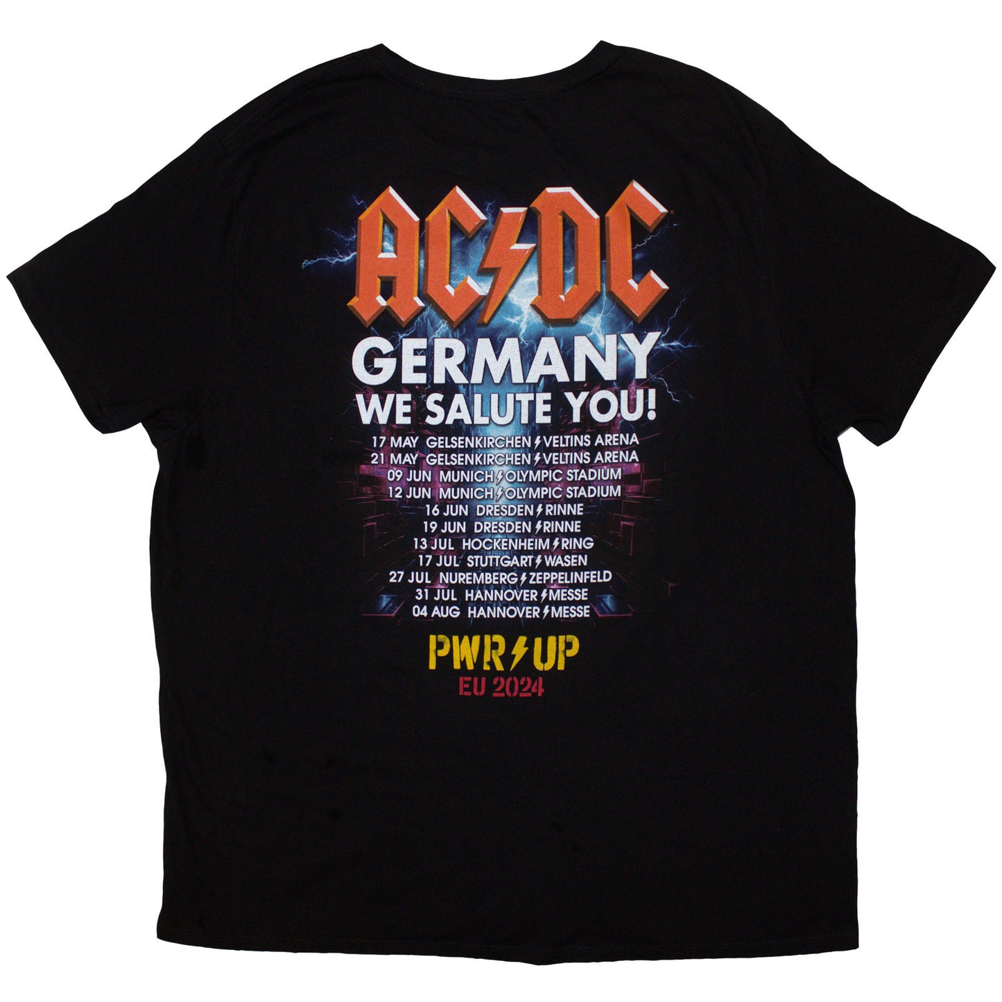 AC/DC T Shirt - PWR Up Germany EU Tour '24