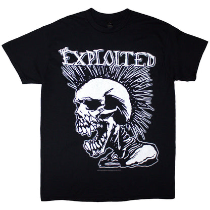 The Exploited T Shirt - Mohican Skull