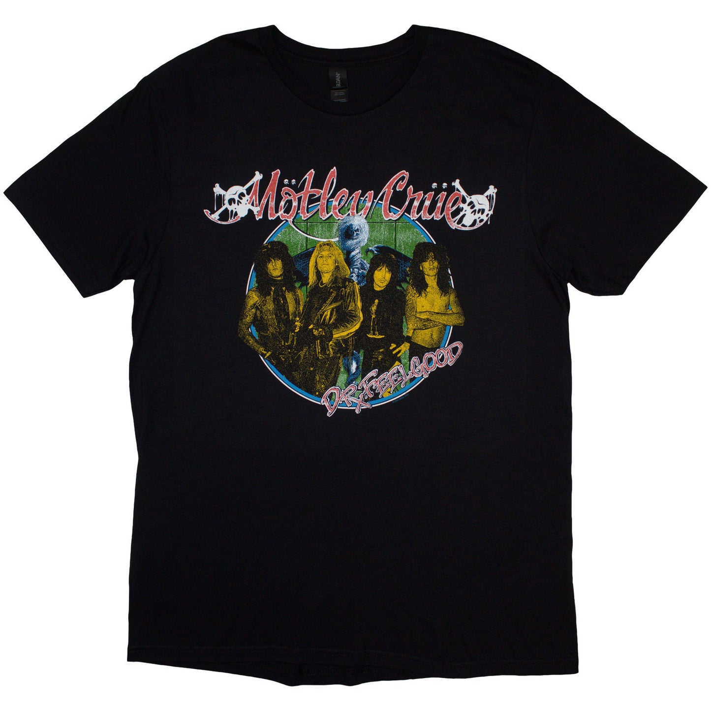Mötley Crüe T Shirt - Dr Feelgood Circle Photo