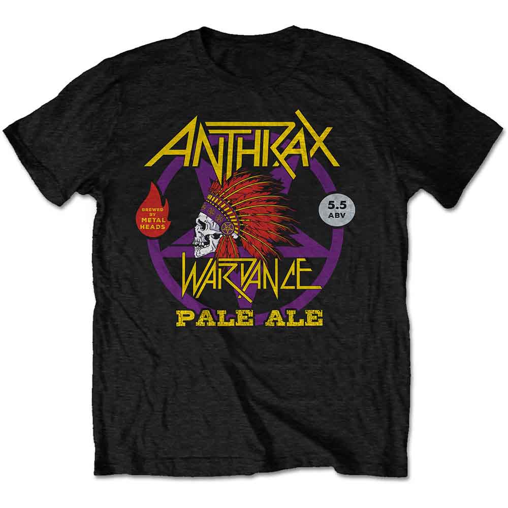 Anthrax T Shirt - Wardance Pale Ale World Tour 2018