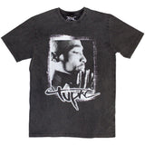Tupac T Shirt - Spray Photo Stone Wash