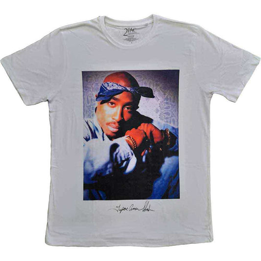 Tupac T Shirt - Blue Bandana