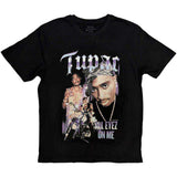 Tupac Woman's T Shirt - All Eyez Blue Homage