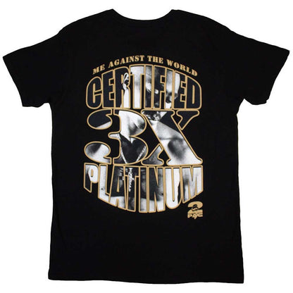 Tupac T Shirt - Platinum