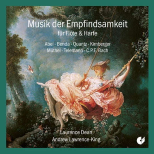 Laurence Dean / Andrew Lawrence-King CD - Sensitive Style Music For Flute & Harp / Works By Abel. Quantz. Bach Et Al.