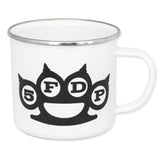 Five Finger Death Punch Mug - Five Finger Death Punch White Logo (Enamel) Mug