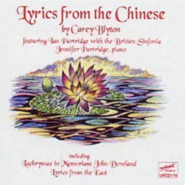 Carey Blyton CD - Lyrics From The Chinese