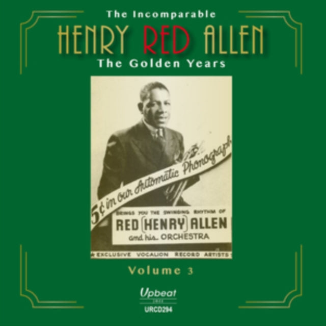Henry Red Allen CD - The Incomparable Henry Red Allen The Golden Years Volume 4
