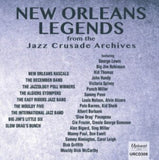Various Artists CD - New Orleans Legends From The Jazz Crusade Archives