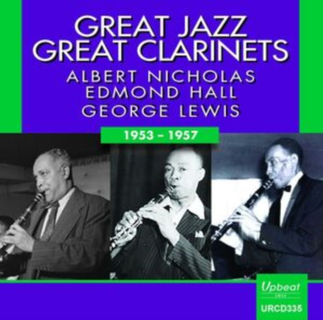 Albert Nicholas / Edmond Hall / George Lewis CD - Great Jazz - Great Clarinets