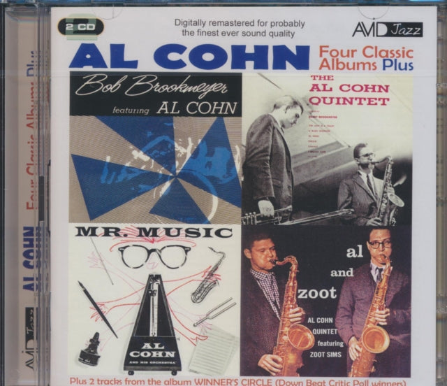 Al Cohn CD - Four Classic Albums Plus (Mr Music / Al Cohn Quintet Ft Bob Brookmeyer / Al & Zoot / Bob Brookmeyer Ft Al Cohn)