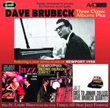Dave Brubeck CD - Three Classic Albums Plus (Jazz Red Hot & Cool / Newport 19 58 / Jazz Goes To Junior College)