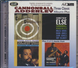Cannonball Adderley CD - Three Classic Albums Plus (Somethin' Else / Cannonball's Sharpshooter / Them Dirty Blues )