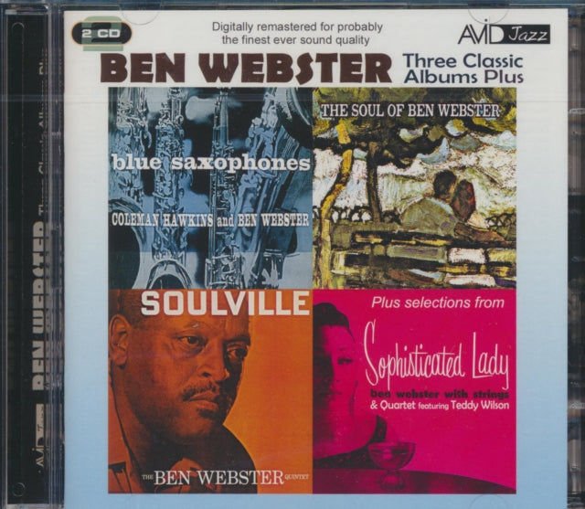 Ben Webster CD - Three Classic Albums Plus (Blue Saxophones / Soulville / The Soul Of Ben Webster)