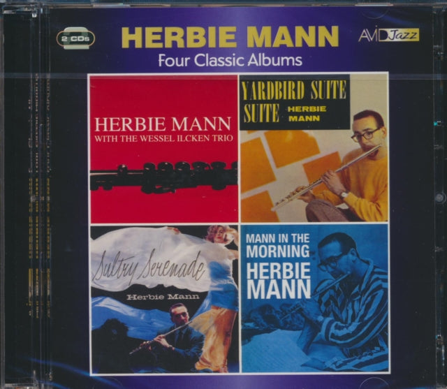 Herbie Mann CD - Four Classic Albums (Herbie Mann With The Wessel Ilcken Trio / Sultry Serenade / Yardbird Suite / Mann In The Morning)