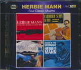 Herbie Mann CD - Four Classic Albums (Herbie Mann With The Wessel Ilcken Trio / Sultry Serenade / Yardbird Suite / Mann In The Morning)