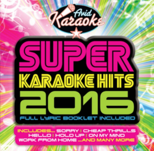 Various Artists CD - Super Karaoke Hits 2016