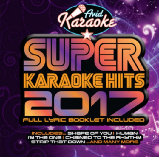 Various Artists CD - Super Karaoke Hits 2017