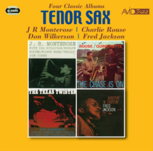 J.R. Monterose / Charlie Rouse / Don Wilkerson / Fred Jackson CD - Tenor Sax - Four Classic Albums