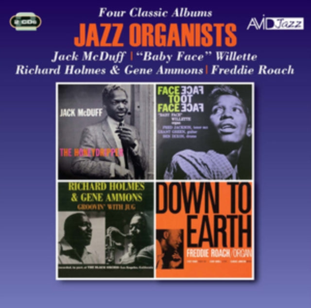 Jack Mcduff / 'Baby Face' Willette / Richard Holmes & Gene Ammons / Freddie Roach CD - Jazz Organists - Four Classic Albums