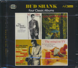 Bud Shank CD - Four Classic Albums (The Bud Shank Quartet Featuring Claude Williamson / The Swing's To Tv / Bud Shank Plays Tenor / I'll Take Romance)