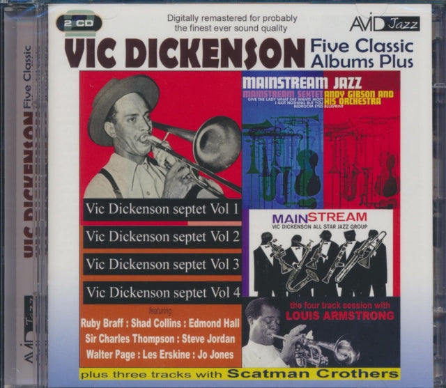 Vic Dickenson CD - Five Classic Albums Plus (Vic Dickenson Septet #1 / #2 / #3 / #4 / Mainstream Jazz)