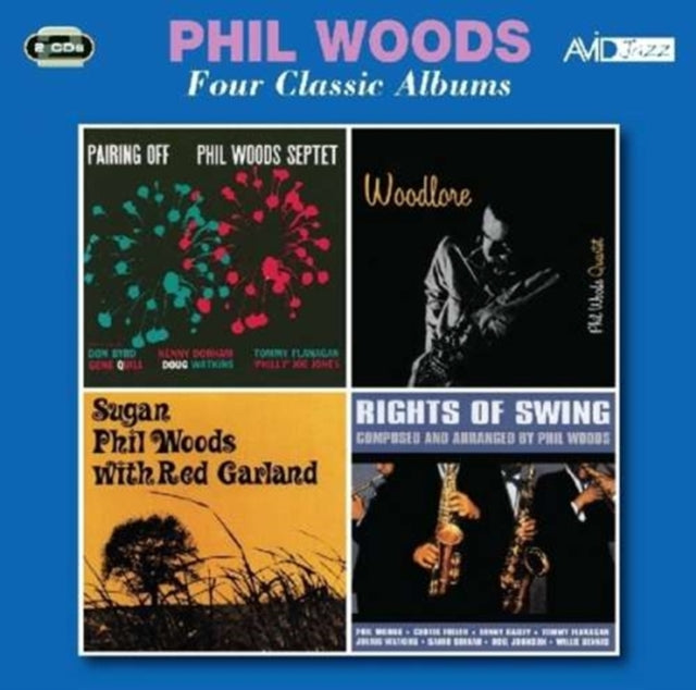 Phil Woods CD - Four Classic Albums (Pairing Off / Woodlore / Sugan / Rights Of Swing)