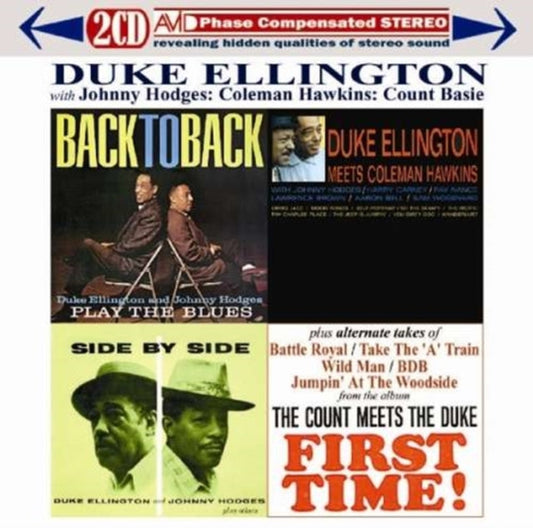 Duke Ellington / Johnny Hodges / Coleman Hawkins / Count Basie CD - Three Classic Albums Plus (Back To Back / Side By Side / Duke Ellington Meets Coleman Hawkins)