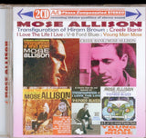 Mose Allison CD - Four Classic Albums Plus (Transfiguration Of Hiram Brown / Creek Bank / I Love The Life I Live / V-8 Ford Blues)