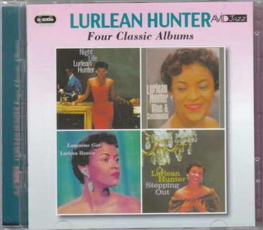 Lurlean Hunter CD - Four Classic Albums (Night Life / Blue & Sentimental / Lonesome Gal / Stepping Out)